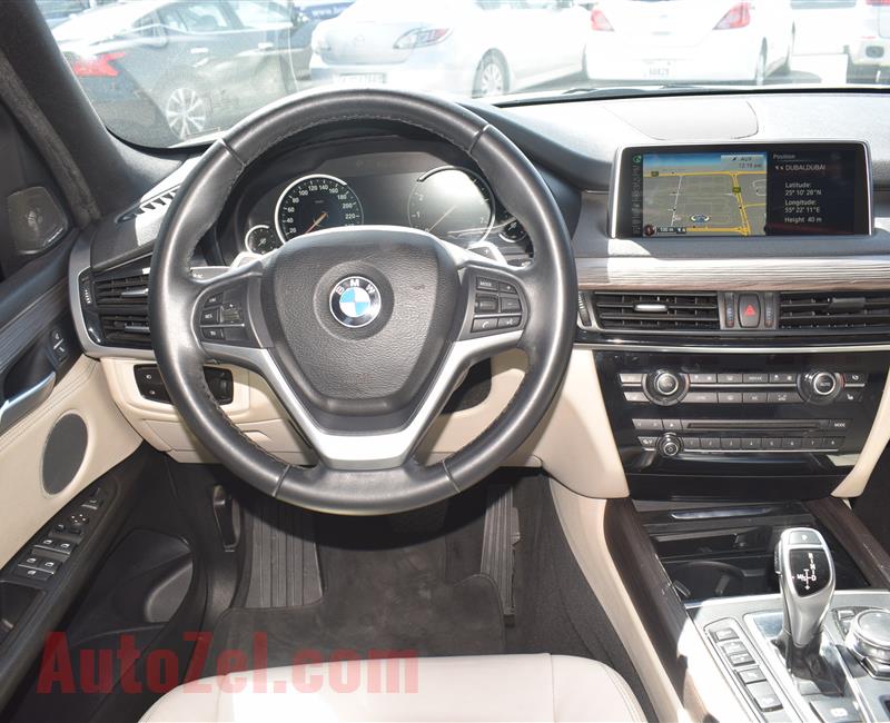 BMW X5- 2016- BLACK- 105 000 KM- GCC SPECS