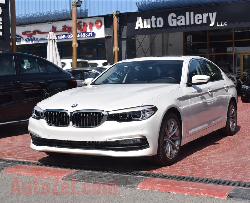 BRAND NEW BMW 520i- 2019- WHITE- V4- GCC SPECS