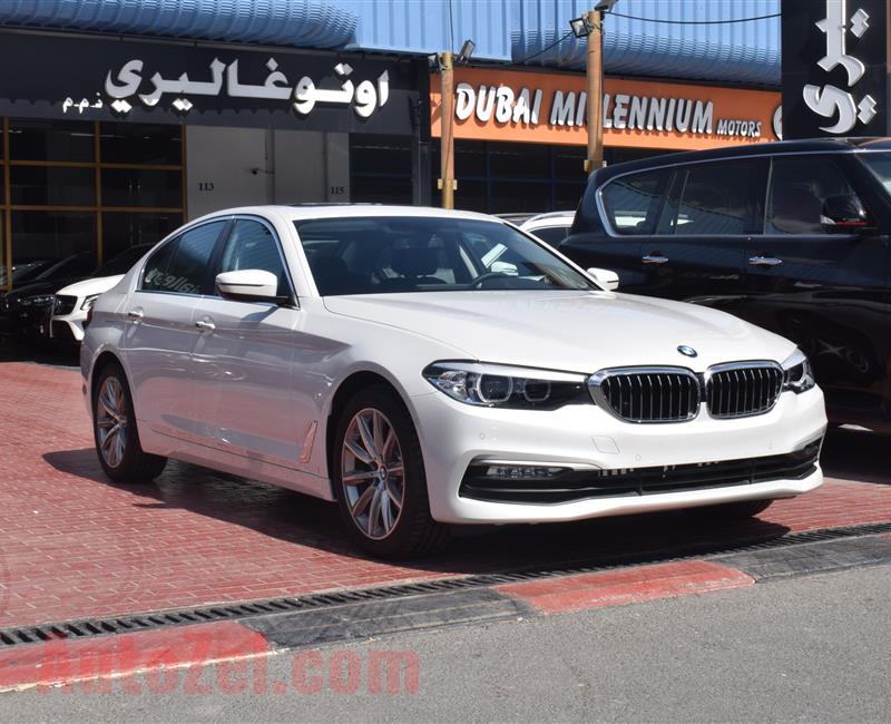 BRAND NEW BMW 520i- 2019- WHITE- V4- GCC SPECS