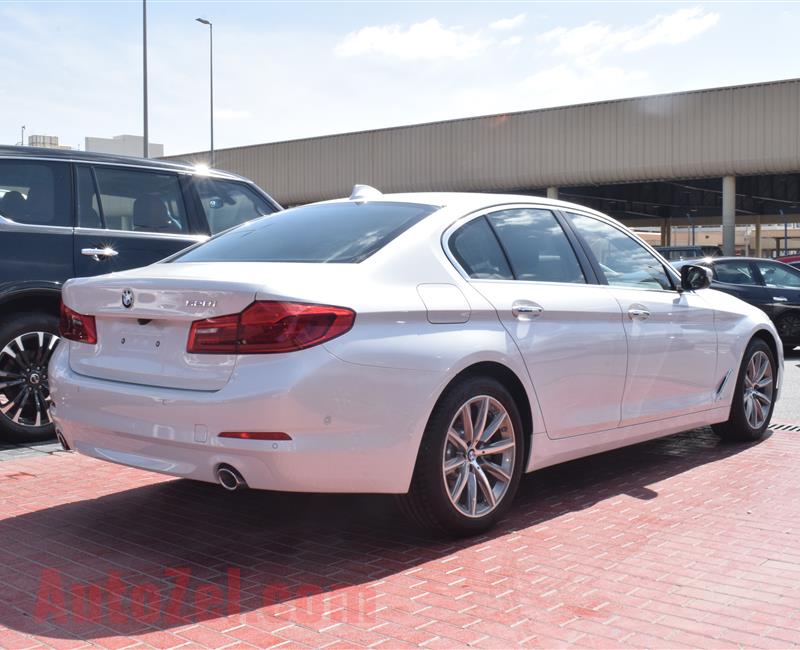 BRAND NEW BMW 520i- 2019- WHITE- V4- GCC SPECS