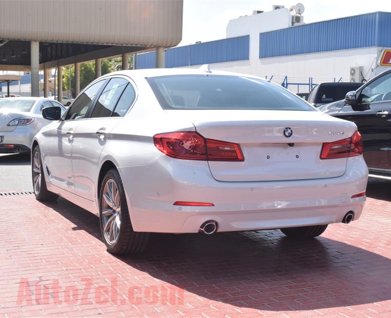 BRAND NEW BMW 520i- 2019- WHITE- V4- GCC SPECS