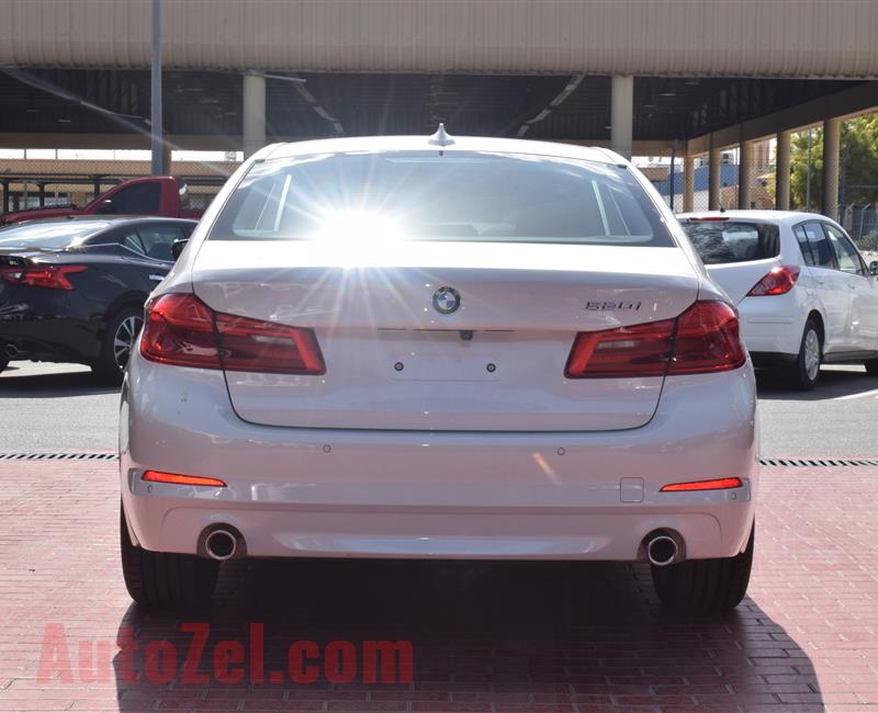 BRAND NEW BMW 520i- 2019- WHITE- V4- GCC SPECS