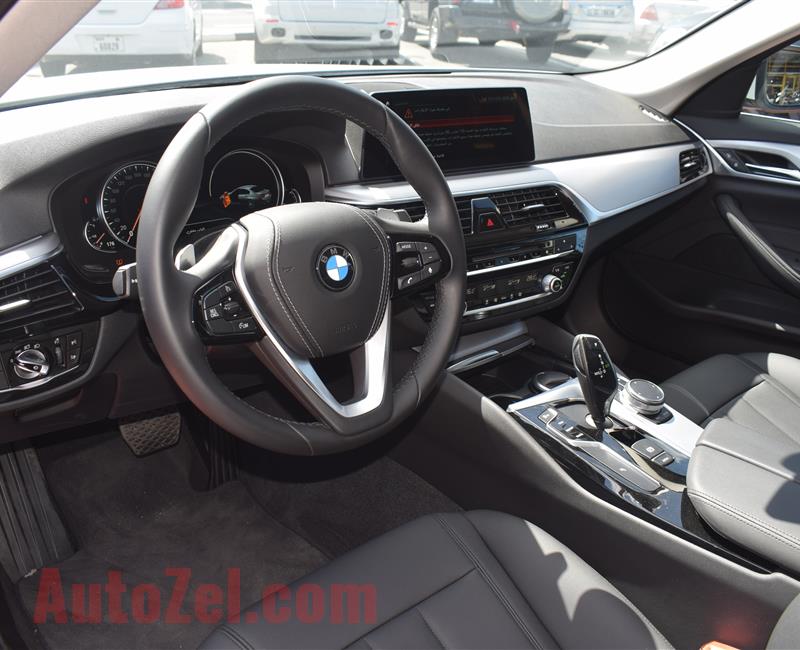 BRAND NEW BMW 520i- 2019- WHITE- V4- GCC SPECS