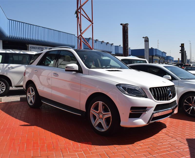 MERCEDES-BENZ ML400- 2015- WHITE- 82 000 KM- GCC SPECS