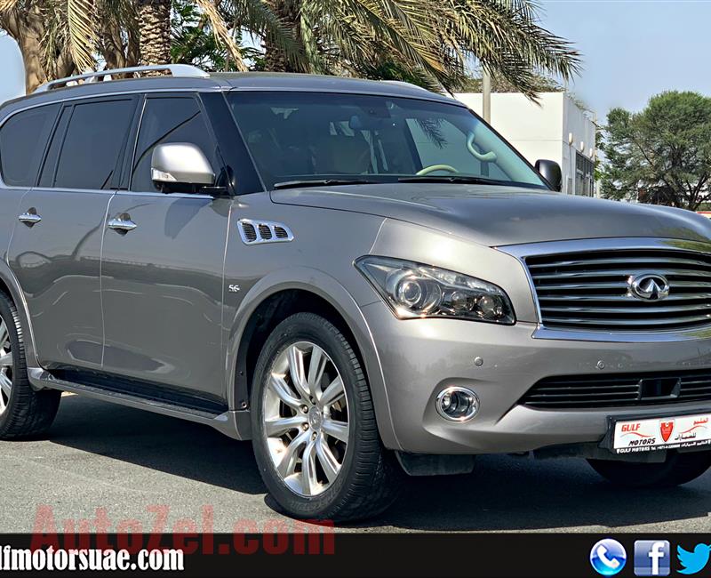  INFINITI QX80 - 2014 - EXCELLENT CONDITION - LOW MILEAGE - BANK FINANCE AVAILABLE