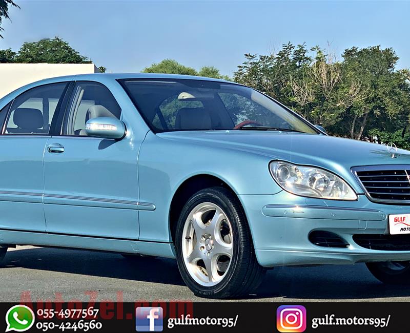 GCC - MERCEDES-BENZ SCLASS - S500 - 2004 - V8 - EXCELLENT CONDITION - VAT INCLUSIVE