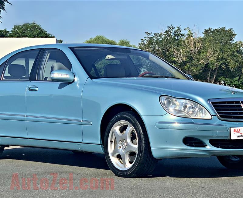 GCC - MERCEDES-BENZ SCLASS - S500 - 2004 - V8 - EXCELLENT CONDITION - VAT INCLUSIVE