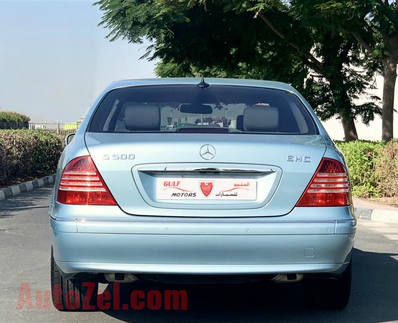 GCC - MERCEDES-BENZ SCLASS - S500 - 2004 - V8 - EXCELLENT CONDITION - VAT INCLUSIVE