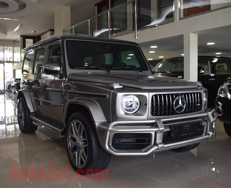 MERCEDES-BENZ G63- 2020- GOLD- 580 KM- GCC SPECS