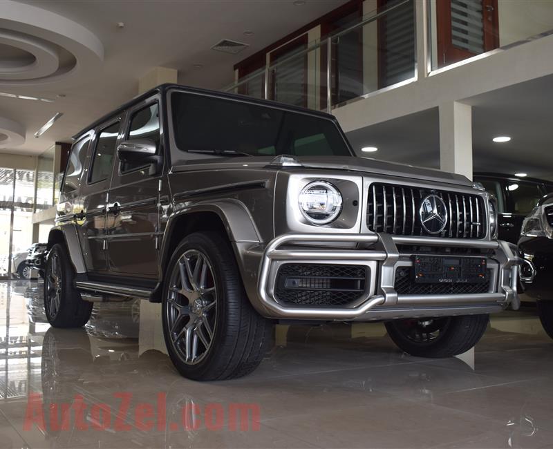 MERCEDES-BENZ G63- 2020- GOLD- 580 KM- GCC SPECS