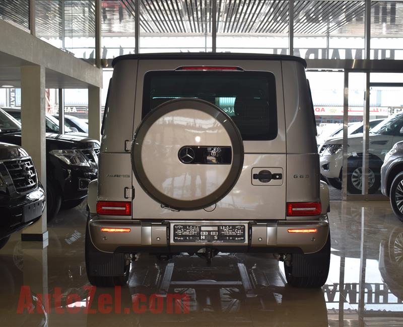 MERCEDES-BENZ G63- 2020- GOLD- 580 KM- GCC SPECS