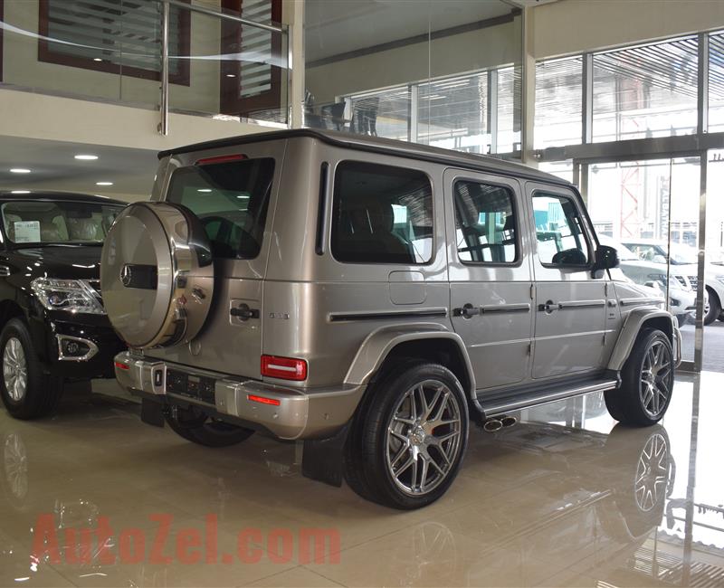 MERCEDES-BENZ G63- 2020- GOLD- 580 KM- GCC SPECS