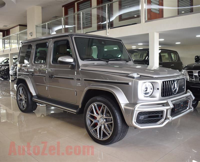 MERCEDES-BENZ G63- 2020- GOLD- 580 KM- GCC SPECS