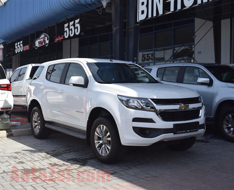 CHEVROLET TRAILBLAZER LT- 2018- WHITE- 15 000 KM- GCC SPECS