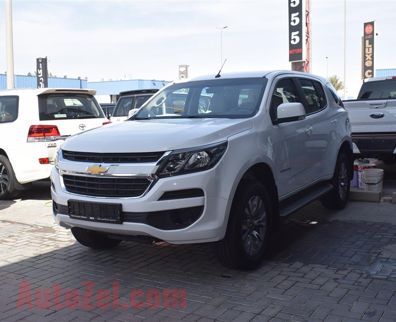 CHEVROLET TRAILBLAZER LT- 2018- WHITE- 15 000 KM- GCC SPECS