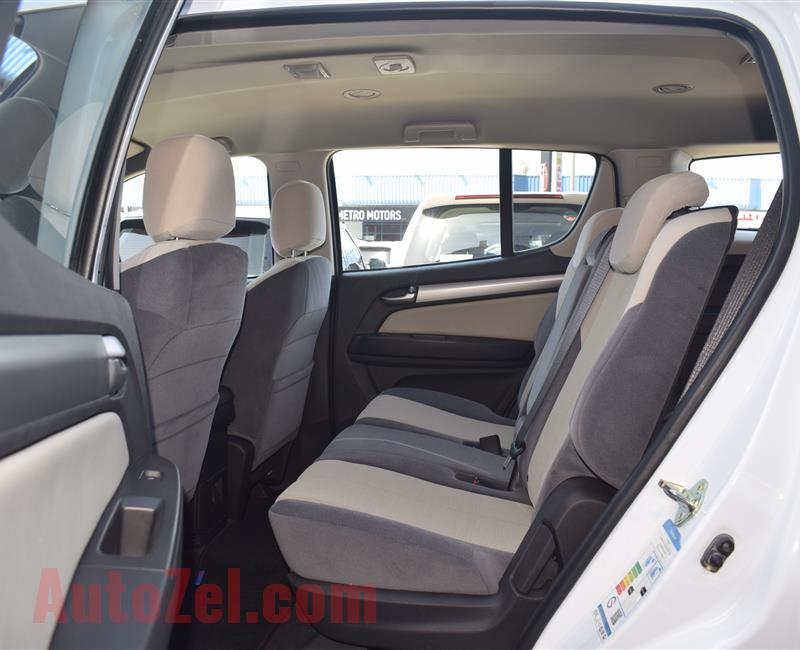 CHEVROLET TRAILBLAZER LT- 2018- WHITE- 15 000 KM- GCC SPECS