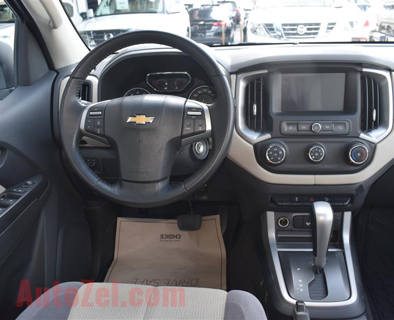 CHEVROLET TRAILBLAZER LT- 2018- WHITE- 15 000 KM- GCC SPECS