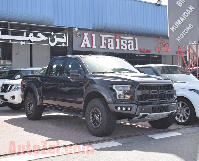 FORD RAPTOR F-150 TURBO- 2019- BLACK- 12 000 KM- GCC SPECS