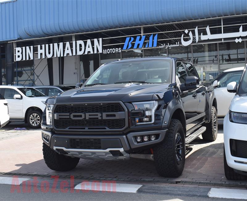 FORD RAPTOR F-150 TURBO- 2019- BLACK- 12 000 KM- GCC SPECS