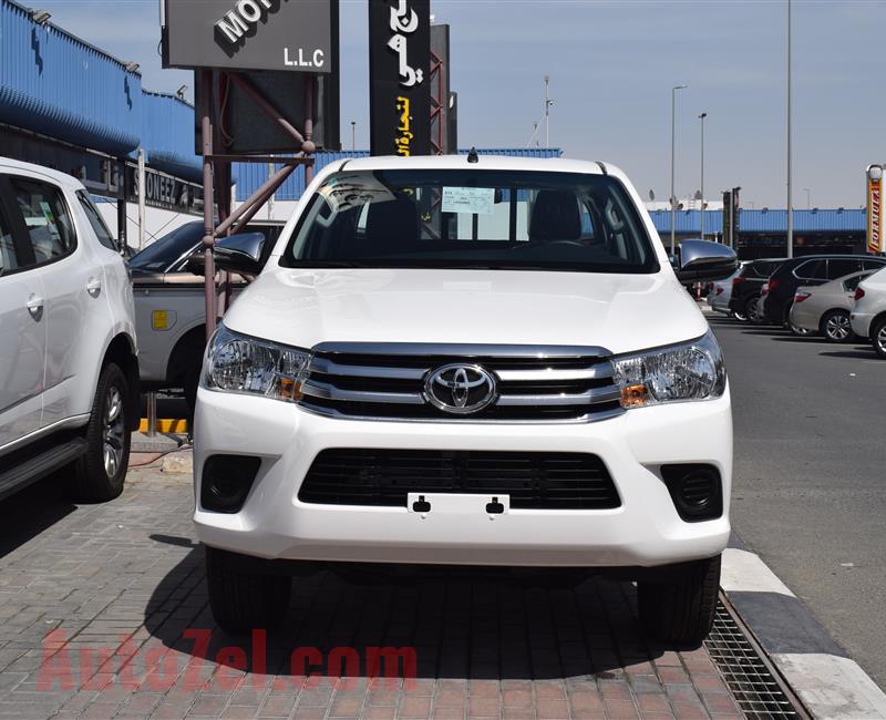 BRAND NEW TOYOTA HILUX- 2020- WHITE- 6 CYLINDER- GCC SPECS