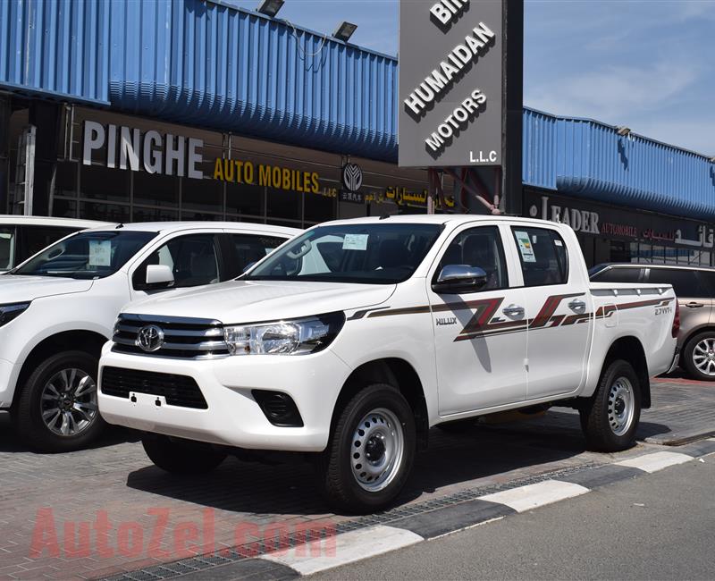 BRAND NEW TOYOTA HILUX- 2020- WHITE- 6 CYLINDER- GCC SPECS