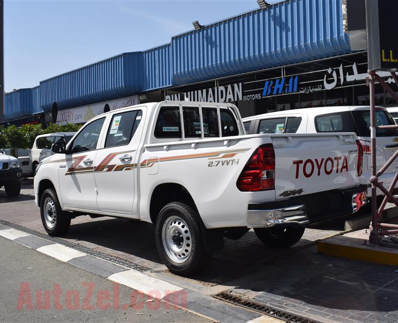 BRAND NEW TOYOTA HILUX- 2020- WHITE- 6 CYLINDER- GCC SPECS