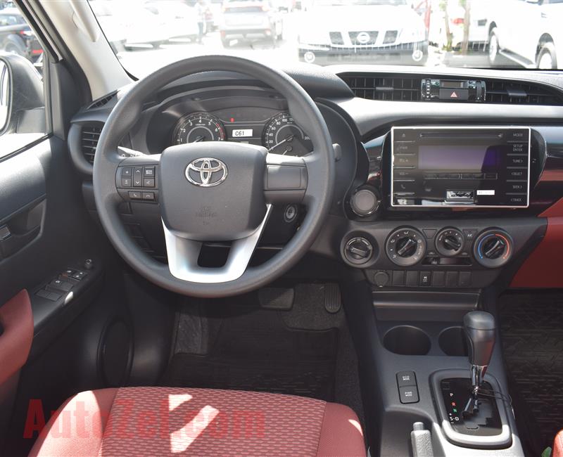 BRAND NEW TOYOTA HILUX- 2020- WHITE- 6 CYLINDER- GCC SPECS