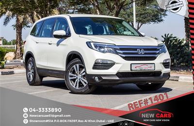 HONDA PILOT- 2016- GCC SPECS- 1365 AED/MONTHLY- 1YR...