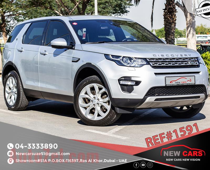 LAND ROVER DISCOVERY SPORT- 2016- GCC SPECS- 1835 AED/MONTHLY- AL TAYER WARRANTY TIL 06-2021