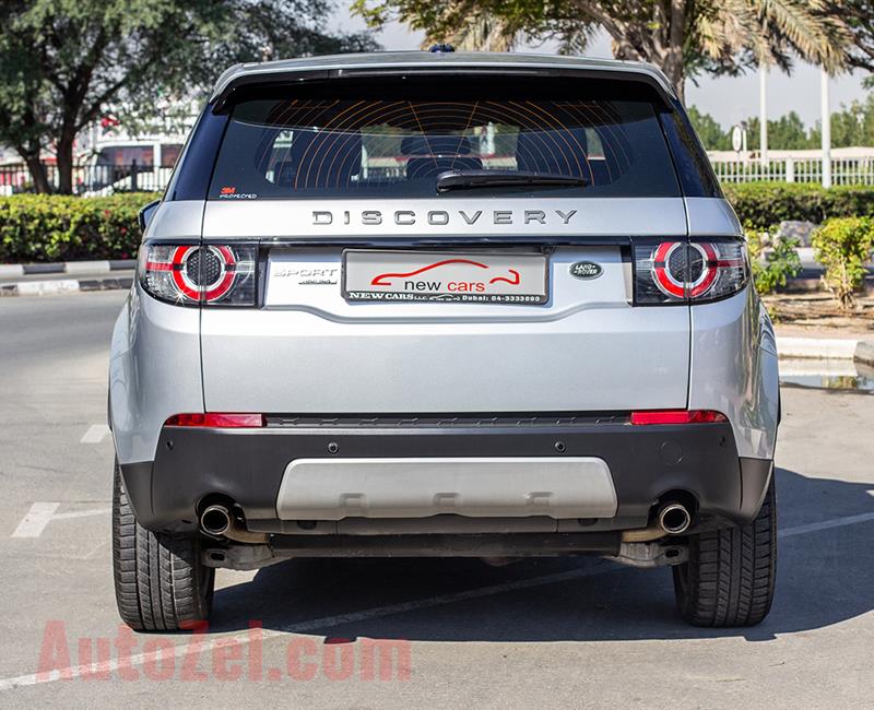LAND ROVER DISCOVERY SPORT- 2016- GCC SPECS- 1835 AED/MONTHLY- AL TAYER WARRANTY TIL 06-2021