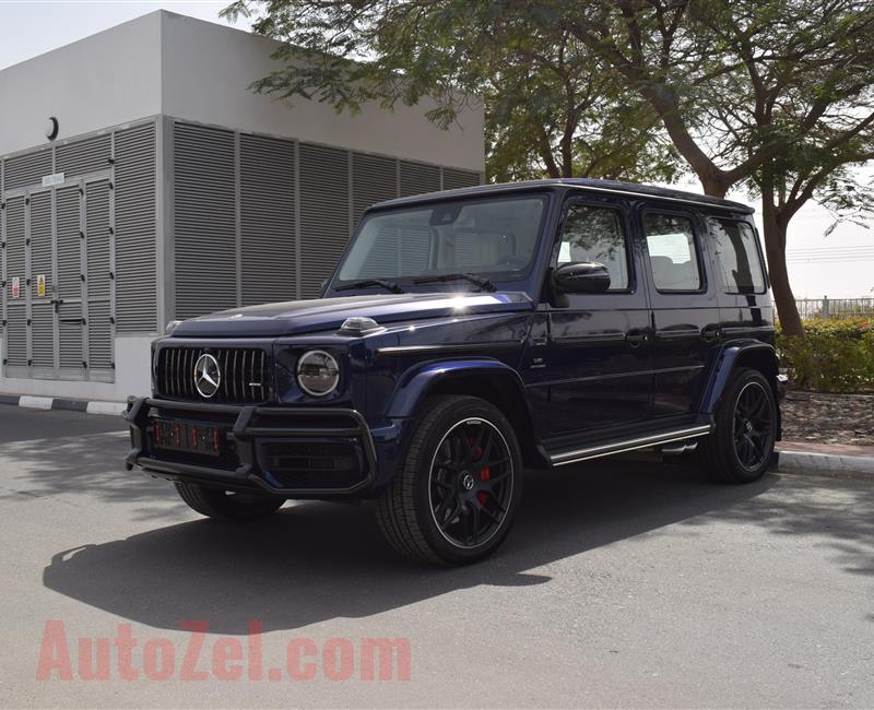 BRAND NEW MERCEDES-BENZ G63- 2020- BLUE- GCC SPECS