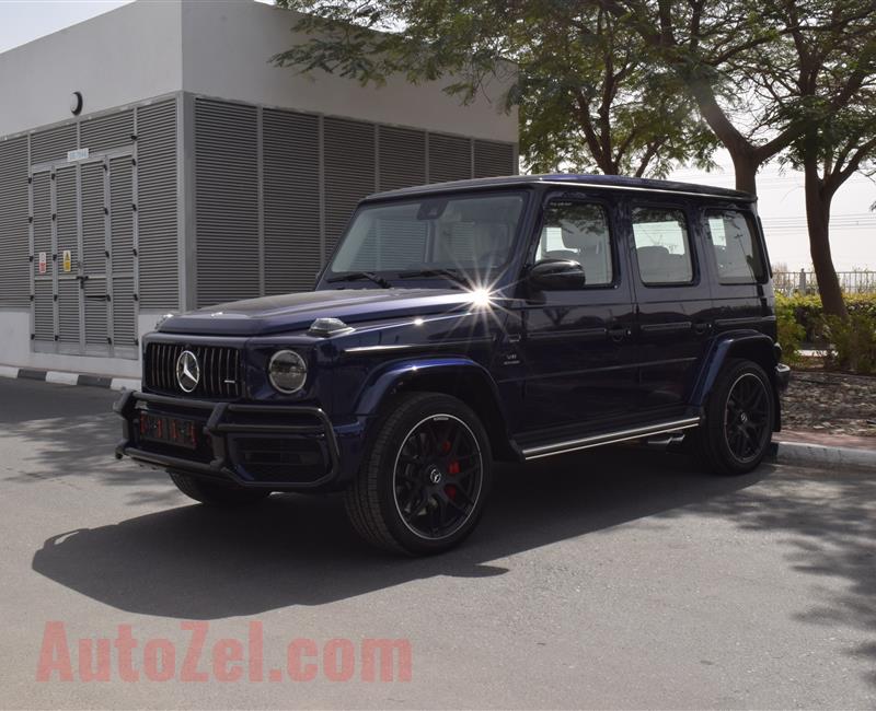 BRAND NEW MERCEDES-BENZ G63- 2020- BLUE- GCC SPECS