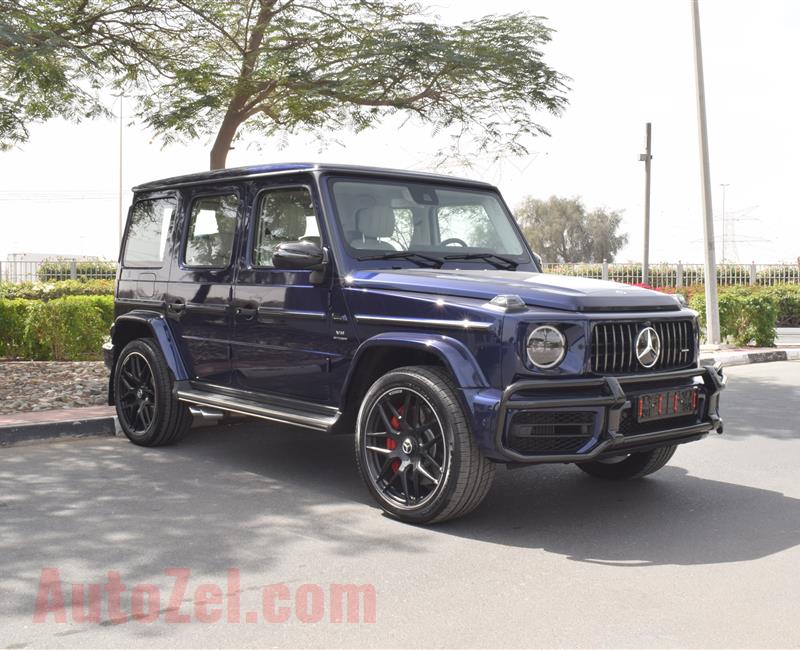 BRAND NEW MERCEDES-BENZ G63- 2020- BLUE- GCC SPECS