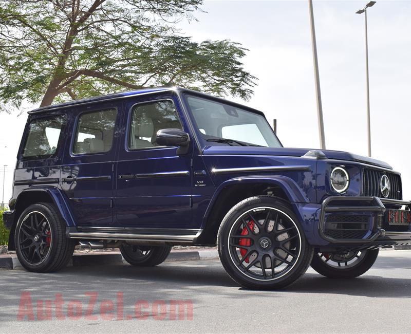 BRAND NEW MERCEDES-BENZ G63- 2020- BLUE- GCC SPECS