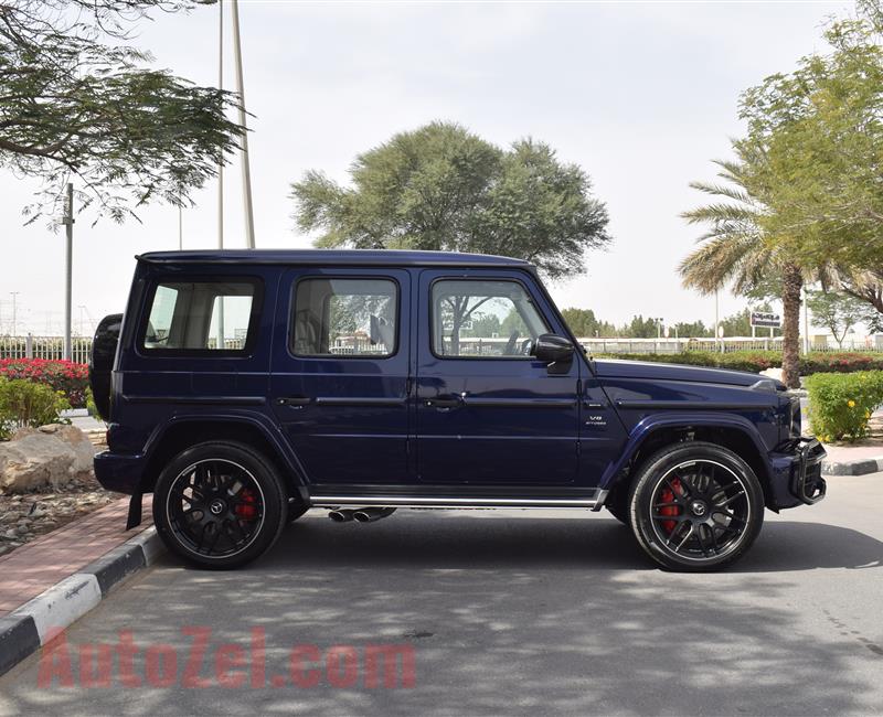 BRAND NEW MERCEDES-BENZ G63- 2020- BLUE- GCC SPECS