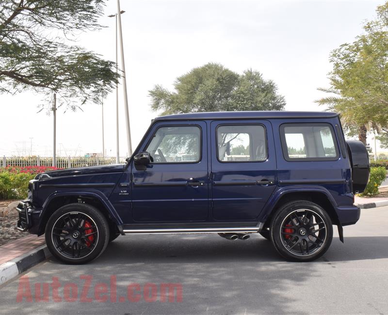 BRAND NEW MERCEDES-BENZ G63- 2020- BLUE- GCC SPECS