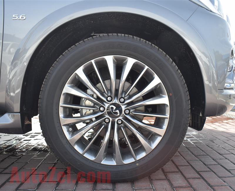 BRAND NEW INFINITI QX80 LUXE SENSORY- PRO ACTIVE- 2020- SILVER- GCC SPECS