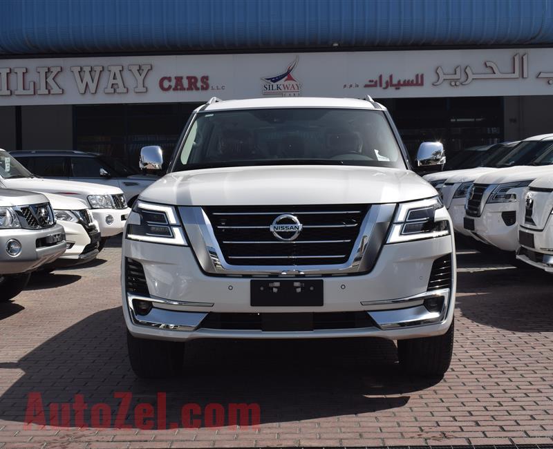 BRAND NEW NISSAN PATROL PLATINUM LE V8- 2020- WHITE- GCC SPECS