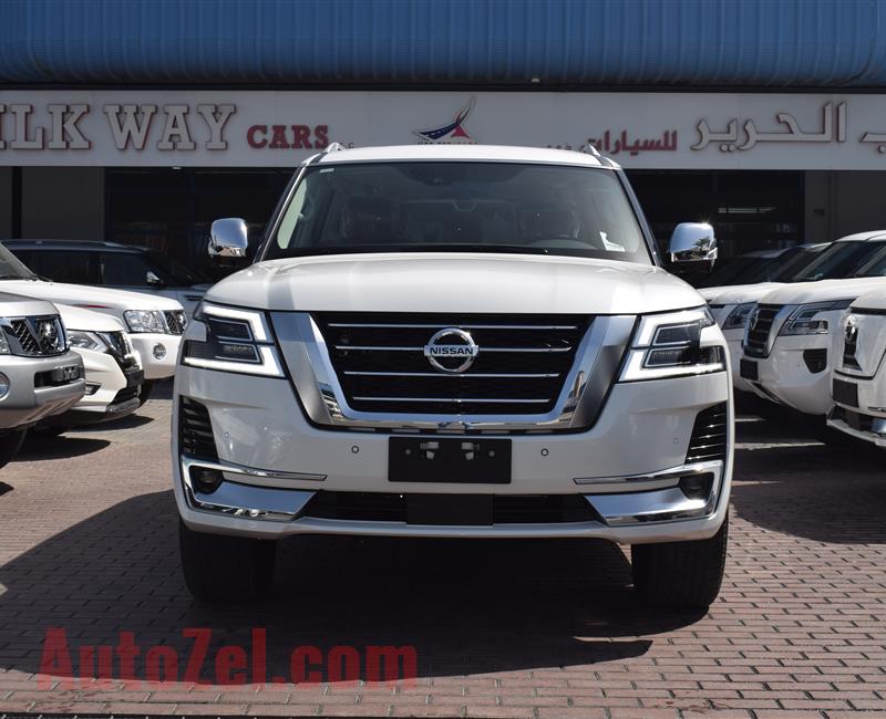 BRAND NEW NISSAN PATROL PLATINUM LE V8- 2020- WHITE- GCC SPECS