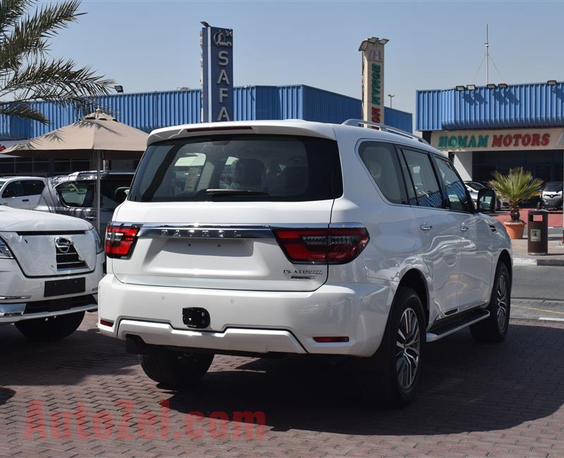 BRAND NEW NISSAN PATROL PLATINUM LE V8- 2020- WHITE- GCC SPECS