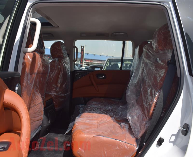 BRAND NEW NISSAN PATROL PLATINUM LE V8- 2020- WHITE- GCC SPECS