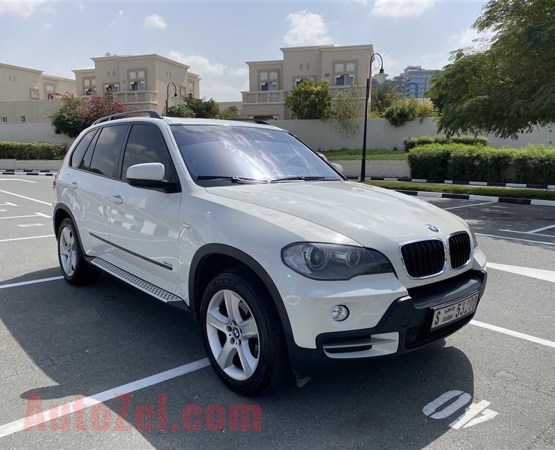 BMW X5 White w/ Saddle Brown Interior