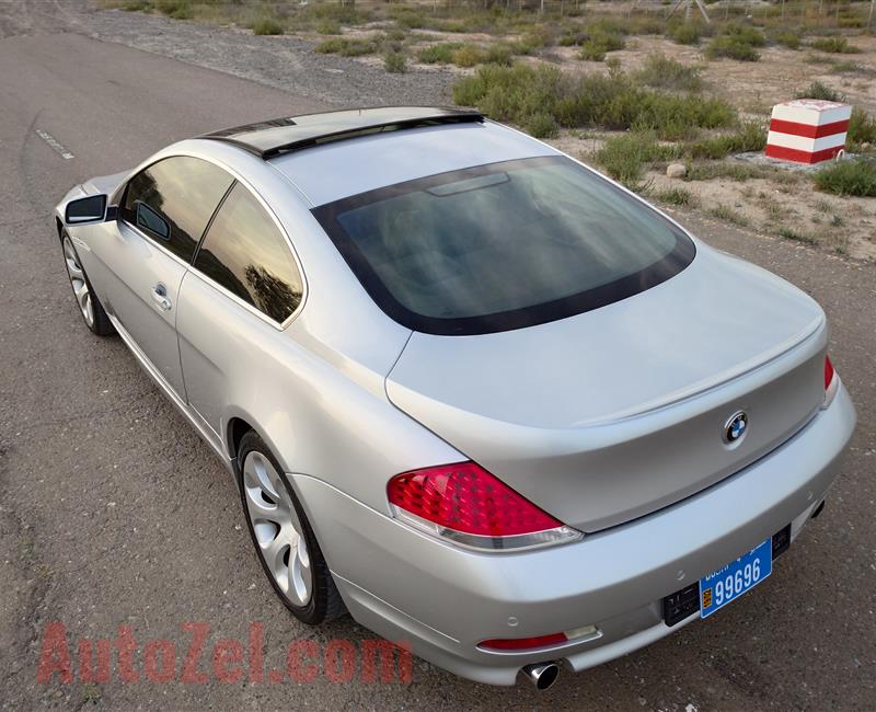 BMW 630i Sport Coupe Model 2007 Year Fully Loaded Options No1GCC Specs The Car is in Excellent Condition&Very Neat&Super Clean