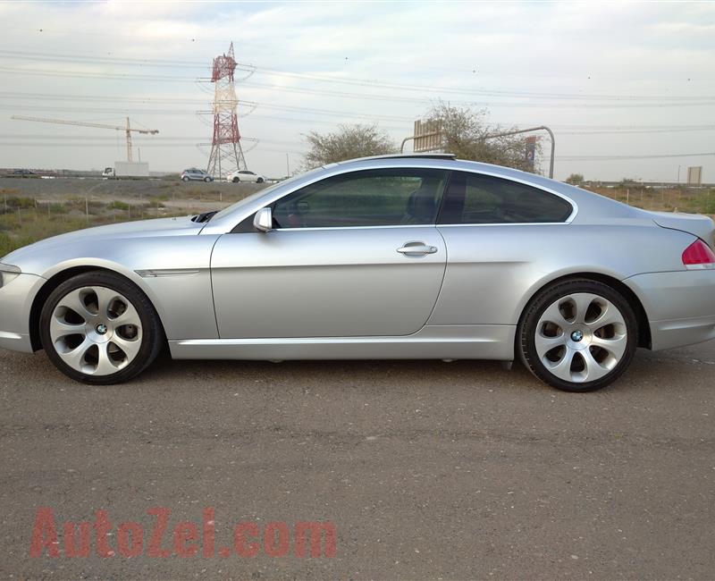 BMW 630i Sport Coupe Model 2007 Year Fully Loaded Options No1GCC Specs The Car is in Excellent Condition&Very Neat&Super Clean