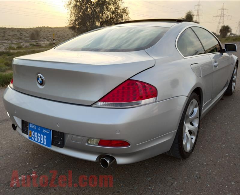 BMW 630i Sport Coupe Model 2007 Year Fully Loaded Options No1GCC Specs The Car is in Excellent Condition&Very Neat&Super Clean