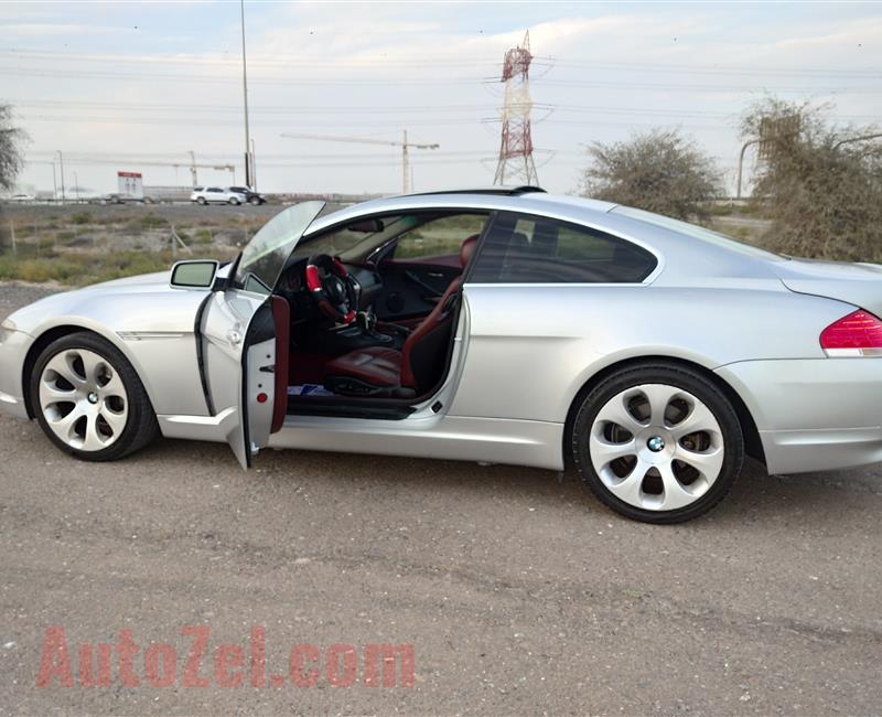 BMW 630i Sport Coupe Model 2007 Year Fully Loaded Options No1GCC Specs The Car is in Excellent Condition&Very Neat&Super Clean