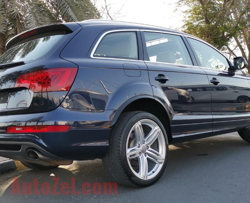 AUDI Q7 S-LINE QUATTRO- GREAT CONDITION- WARRANTY UNDER AGENCY UNTIL MAY 2021