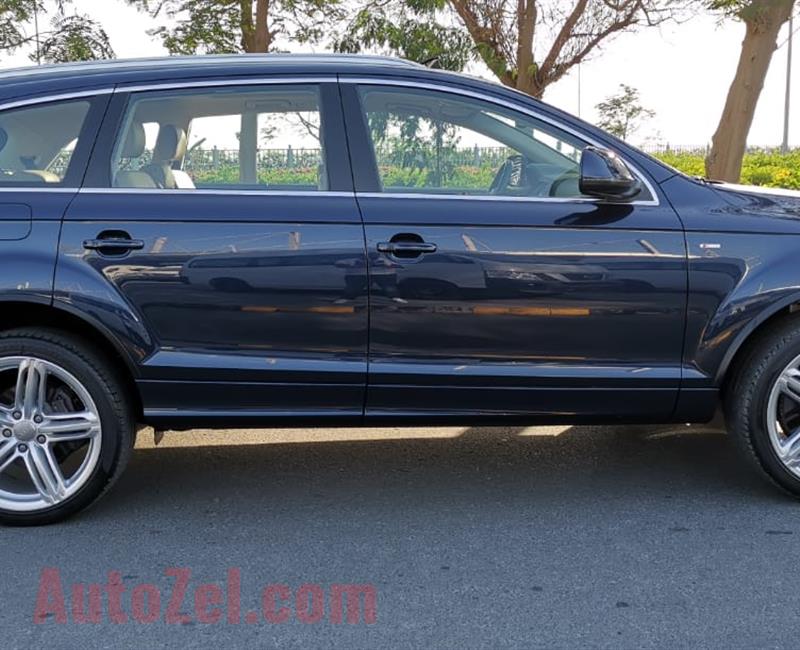 AUDI Q7 S-LINE QUATTRO- GREAT CONDITION- WARRANTY UNDER AGENCY UNTIL MAY 2021