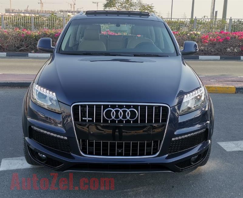 AUDI Q7 S-LINE QUATTRO- GREAT CONDITION- WARRANTY UNDER AGENCY UNTIL MAY 2021