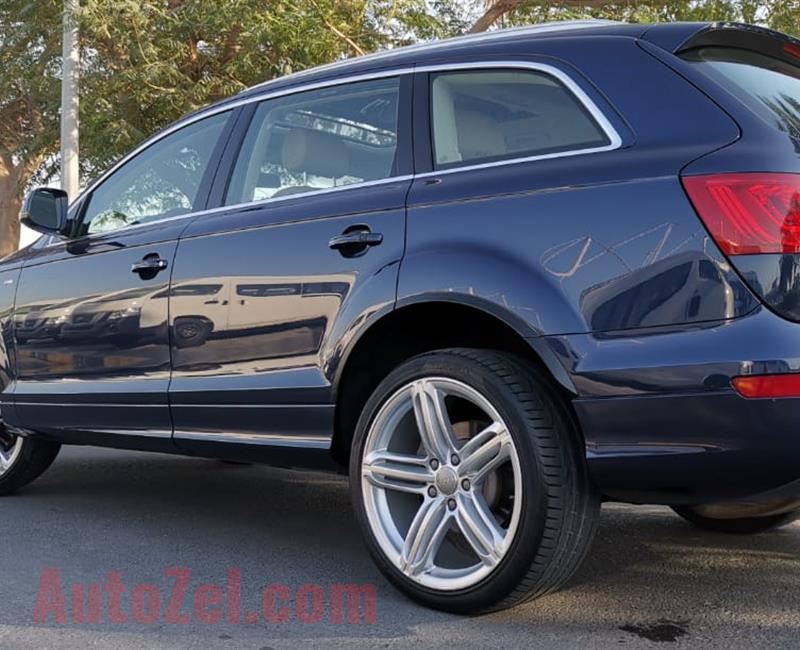 AUDI Q7 S-LINE QUATTRO- GREAT CONDITION- WARRANTY UNDER AGENCY UNTIL MAY 2021